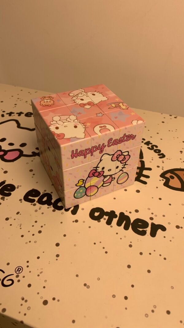Hello kitty handmade around the cute high value pendant pinch music sticker diamond painting to send beautiful gifts for girls and children - Image 2