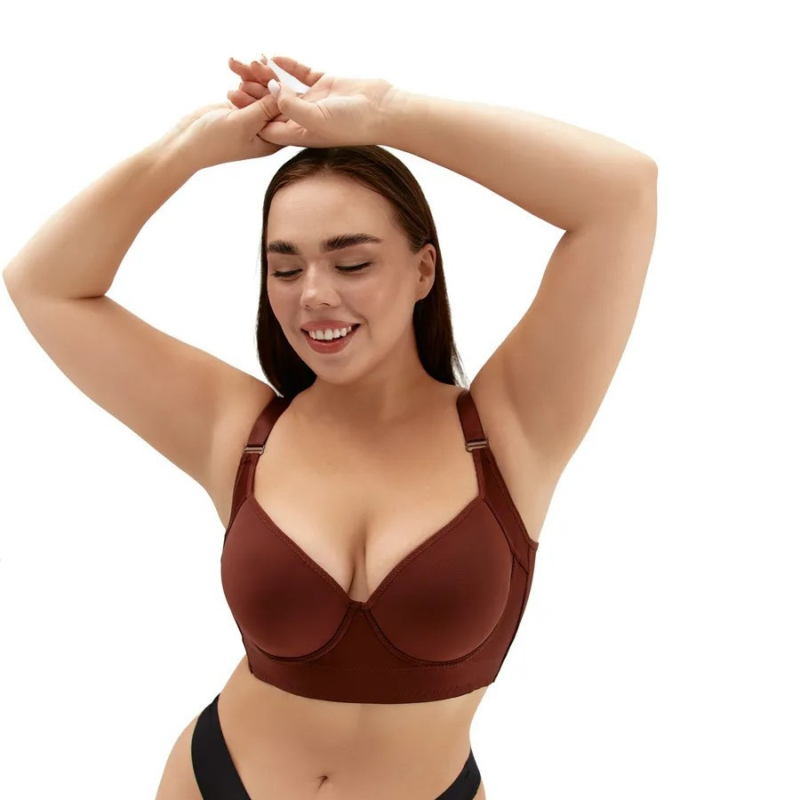 Beige Contour Bra - Full Coverage, Supportive & Comfortable Everyday Lingerie