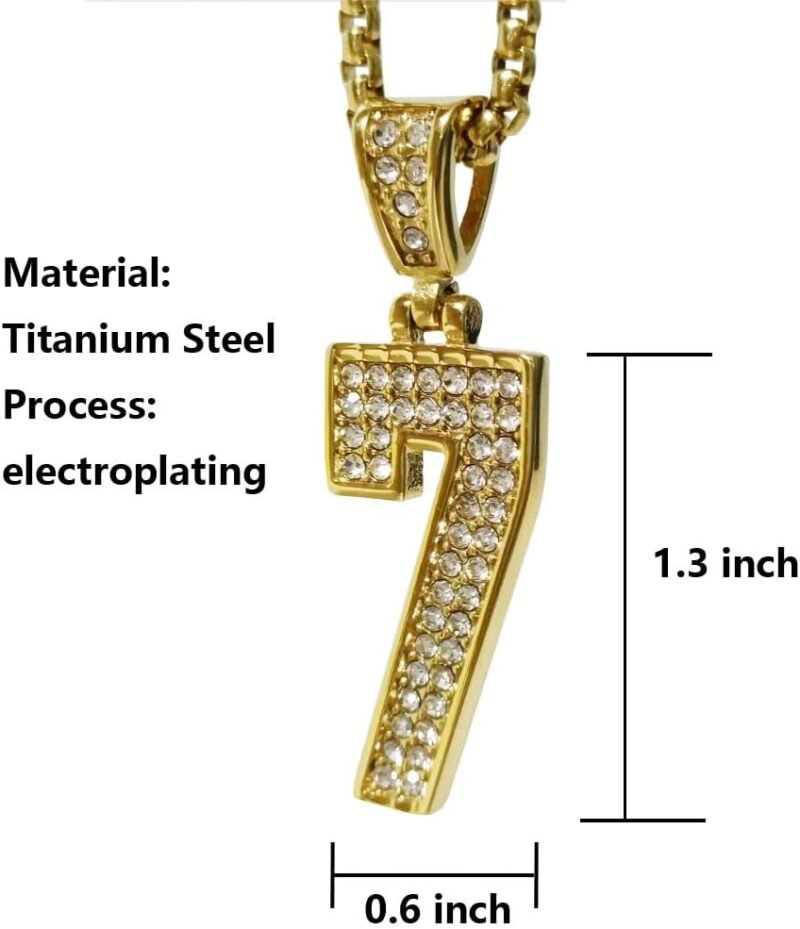 Boy’s #7 Soccer Jersey Set (w/ Socks & Necklace)