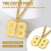 Custom Sport Jersey Number Necklace (All Genders)