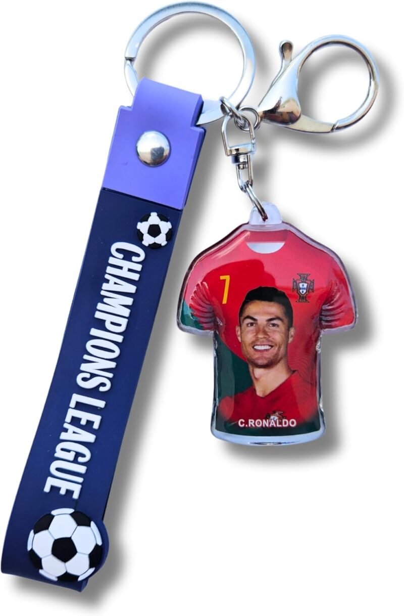 71D9BvOycL._AC_SL1500_ Smiling Portugal CR7 Ronaldo Keychain
