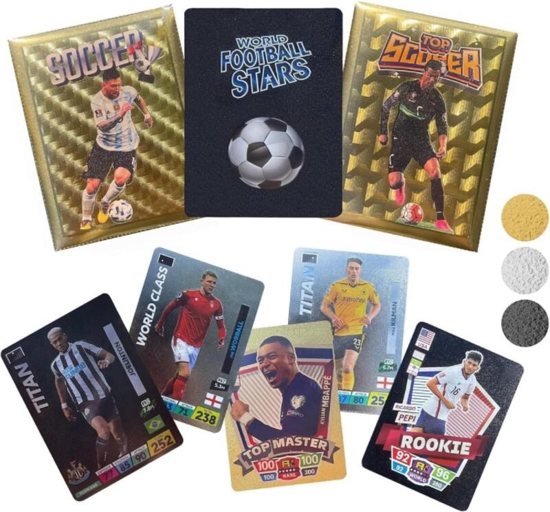 2025 55 Unique Soccer Cards (Black, Premium Paper, Non-Original)