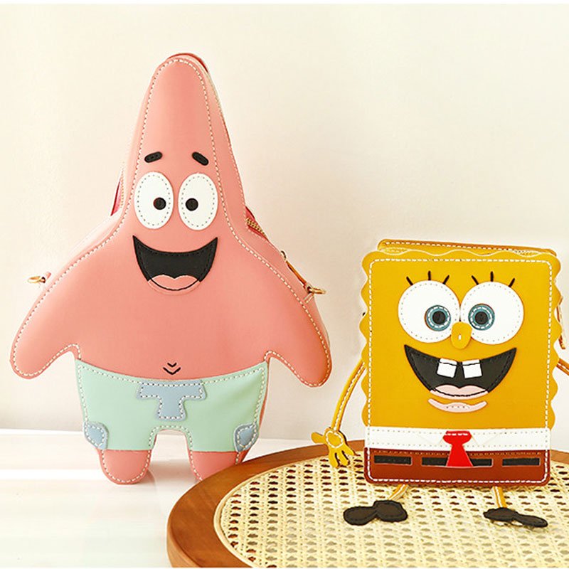 DIY Leather Bag Kit for Beginners – Cartoon Character Crossbody (Unassembled)